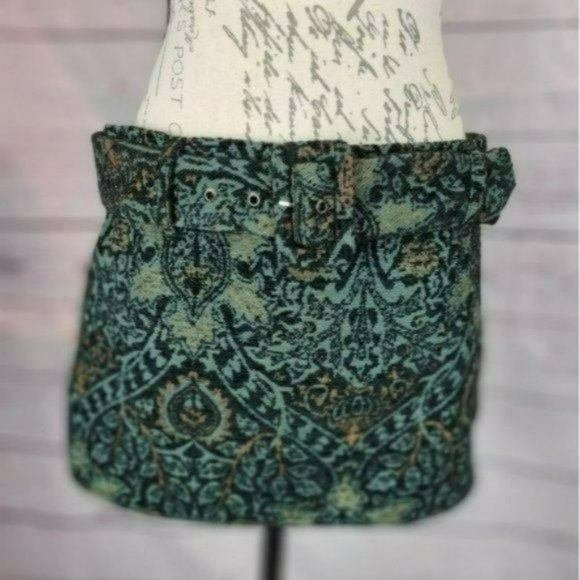 Free Peole On-The Go Jaquard Mini Skirt -6 - Picture 6 of 7